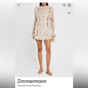 Zimmermann Zimmermann
Illuminate Cornelli Mini Dress size 1 (4-6)